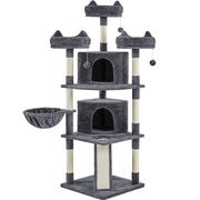 Large Cat Tree Big Cat House Plush Cat Tower