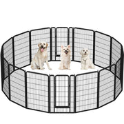 16pcs Dog pen Panels 120cm Height
