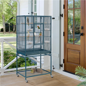 54’’H Mobile Large Parrot Cage