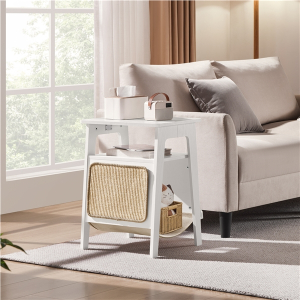 End Table with Cat Bed Side Table