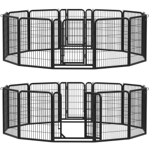 24 Panels Heavy Duty Dog Playpen Pet Pen