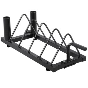 Horizontal Bumper Plate Rack Strength Fitness Rack Plate Holder