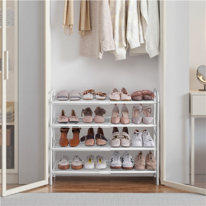 4 Tier Iron Shoe Rack Organiser