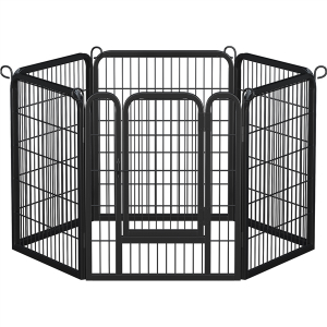 Steel Dog Cat Exercise Barrier Outdoor Indoor Fence