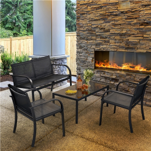 4Pcs Outdoor Texteline Furniture Set
