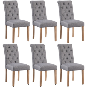 6pcs Brand New High Quality Wood Dining Chairs