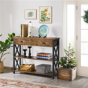 2-Tier X-Design Console Table