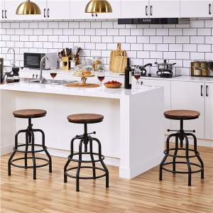Vintage Industrial Bar Stool