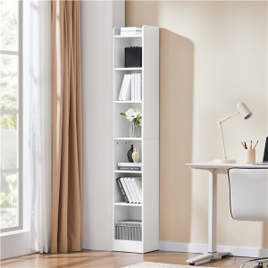 7-layer Narrow Open Shelf Bookshelf
